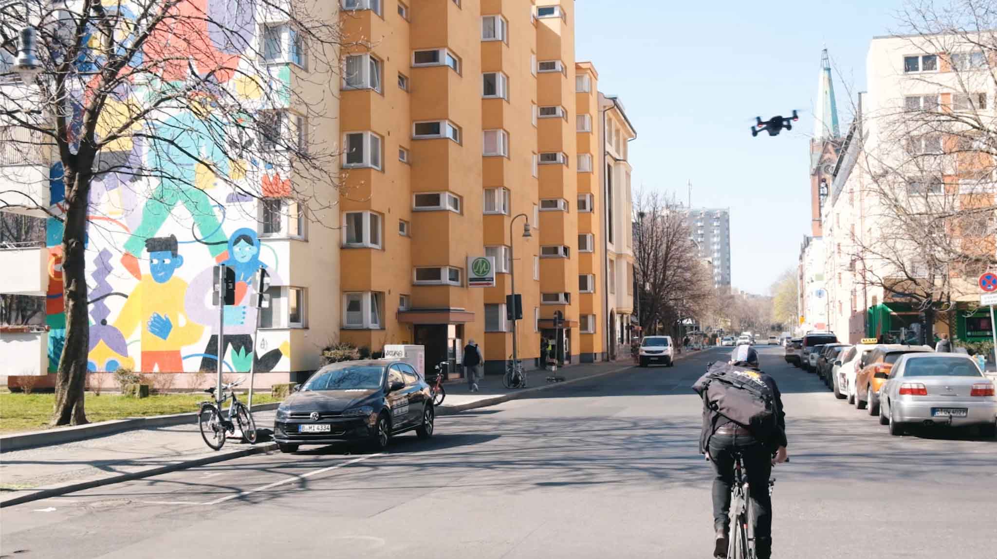 New Service: Launching Bike Messenger Drone Tracking