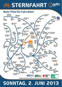 37. Fahrradsternfahrt am 2. Juni 2013 
