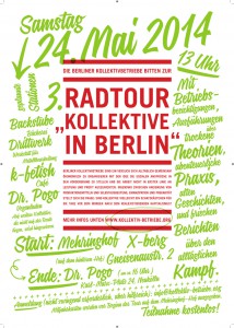 3. Radtour "Kollektive in Berlin" - Samstag, 24. Mai 2014